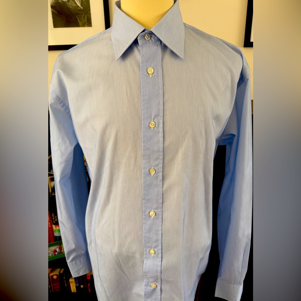 Canali Dress Shirt. Light Blue. Size XXL. Excellent Condition.